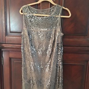 Max Studio Gold sequin dress